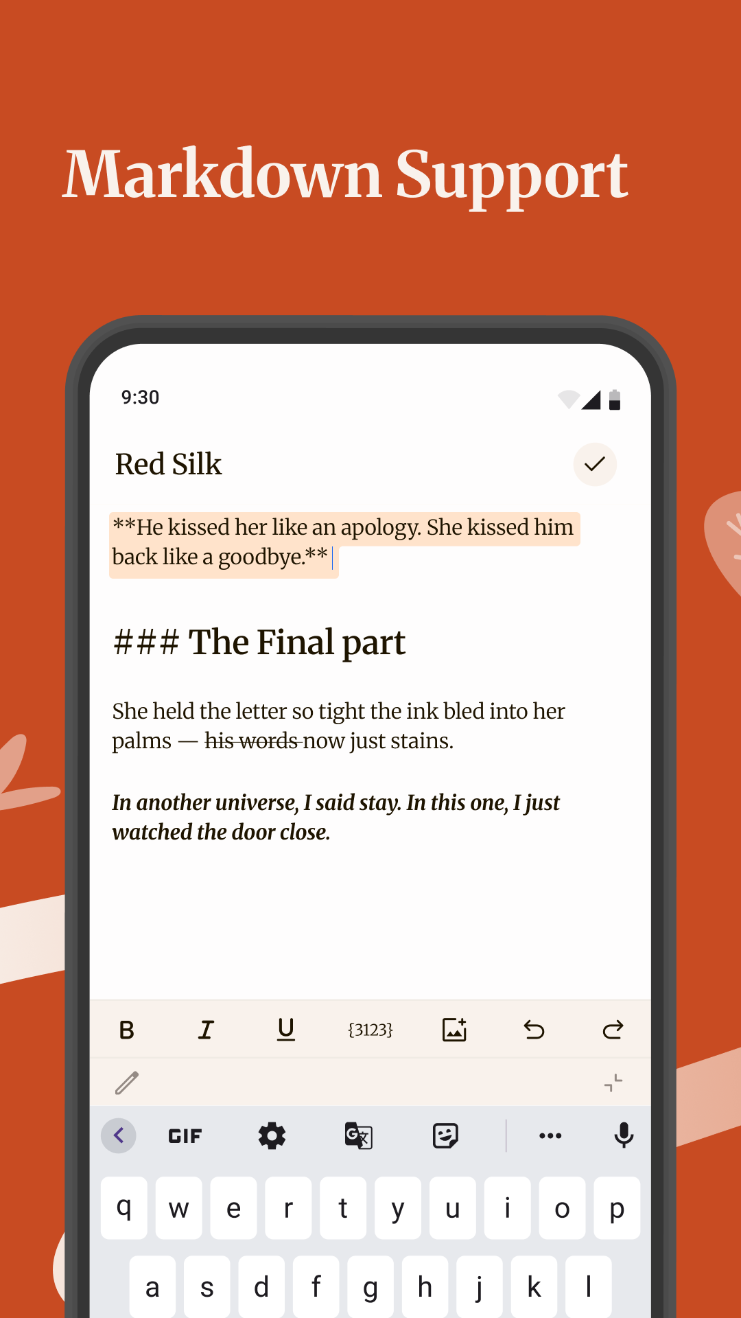 Customize your writing toolbar